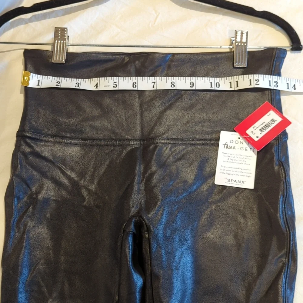 NWT Spanx Faux Leather Leggings - Picture 5 of 5